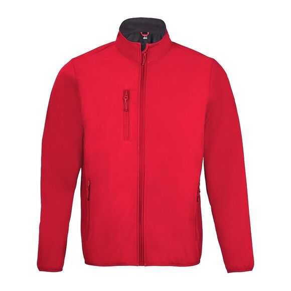 SOLS Mens Radian Soft Shell Jacket / Pepper Red - Picture 1 of 4